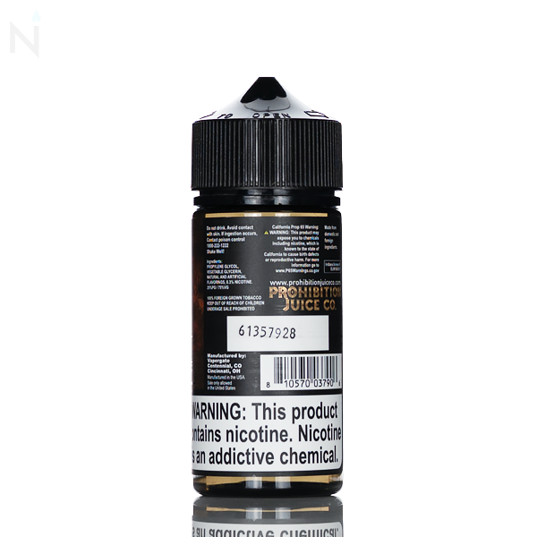 Prohibition E Liquid - Sin Tax - 100mL