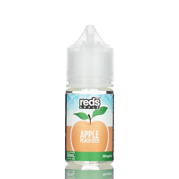 7 Daze TFN Salt Series - Reds Apple eJuice - Peach Iced - 30ml