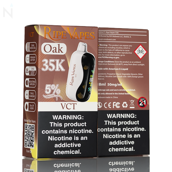 Ripe Vapes Oak 35K 35000 Puff Disposable - 18mL