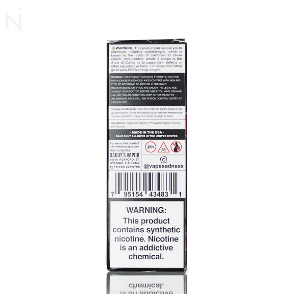 Sadboy E-Liquid - Strawberry Cheesecake - 100ml