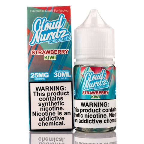 Strawberry Kiwi Iced Salt - Cloud Nurdz E-Juice