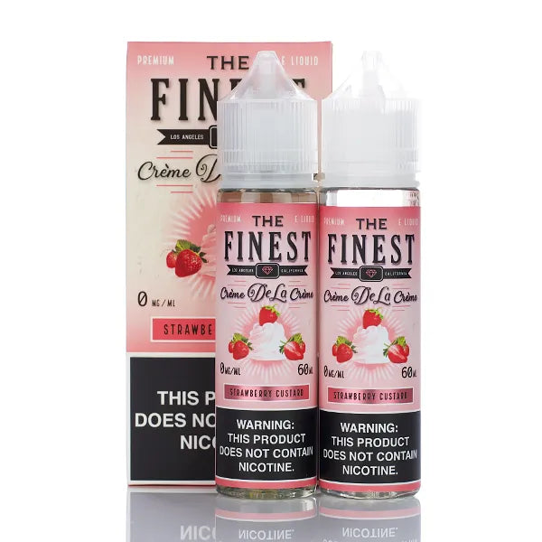 The Finest E-Liquid Creme De La Creme - No Nicotine Vape Juice - 120ml