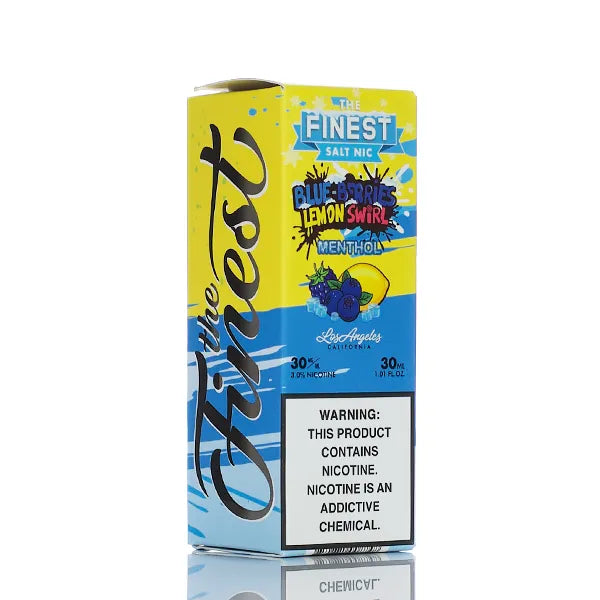 The Finest E-Liquid - Salt Nic Series - Blue Berries Lemon Swirl Menthol - 30ml