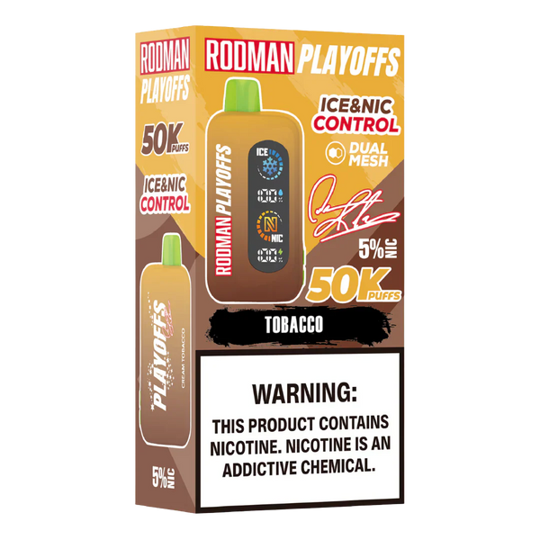 RODMAN Playoffs 50,000 Puffs Ice-Nic Control Disposable