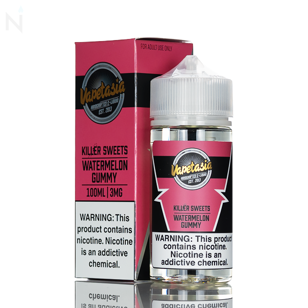 reds watermelon iced vape juice Vapetasia E-Liquid - Gummy - 100ml Color:Ancient Silver Durable and Portable THC Tincture vs Vape