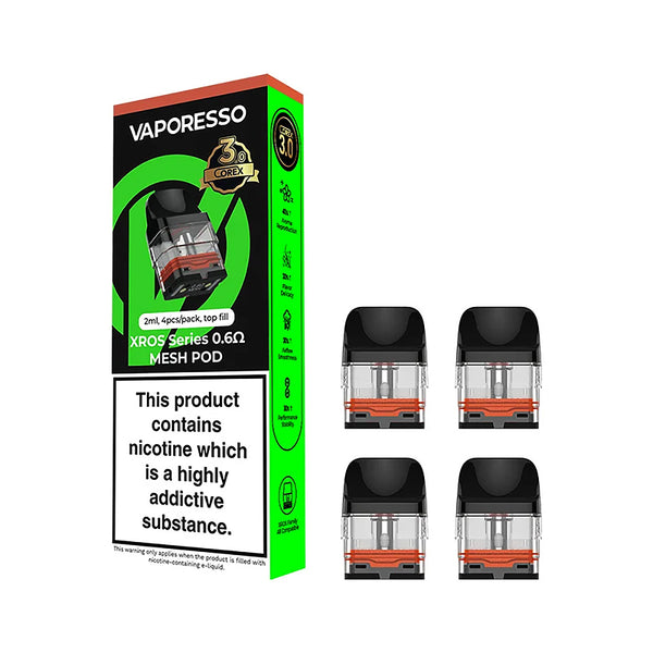 vaporesso xros pods near me Vaporesso XROS Replacement Pods 4 Pack