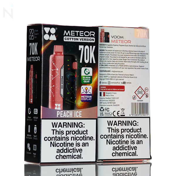 Voom Meteor 70K 70,000 Puffs Disposable Vape - 20mL
