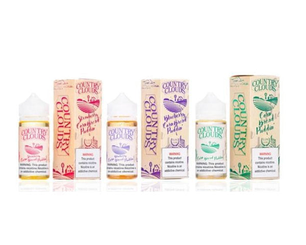 Country Clouds 100ML - 6mg - Strawberry Bread Puddin'