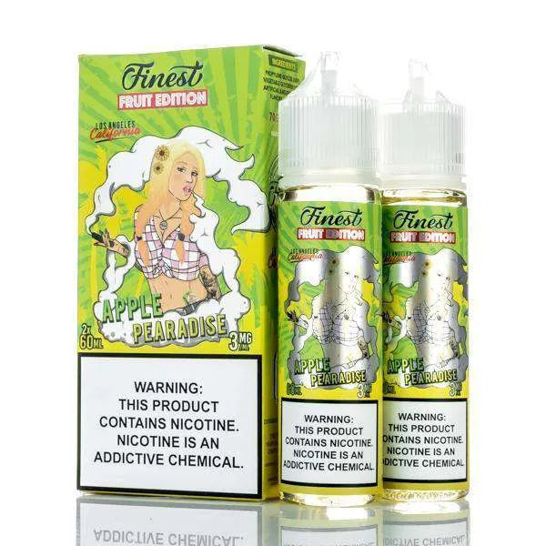 Finest E-Liquid E Liquid The  - 0mg Finest E-Liquid - Apple Pearadise Twin Pack - 120ml
