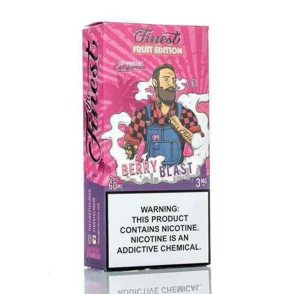 Finest E-Liquid E Liquid The  - 0mg Finest E-Liquid - Berry Blast Twin Pack - 120ml