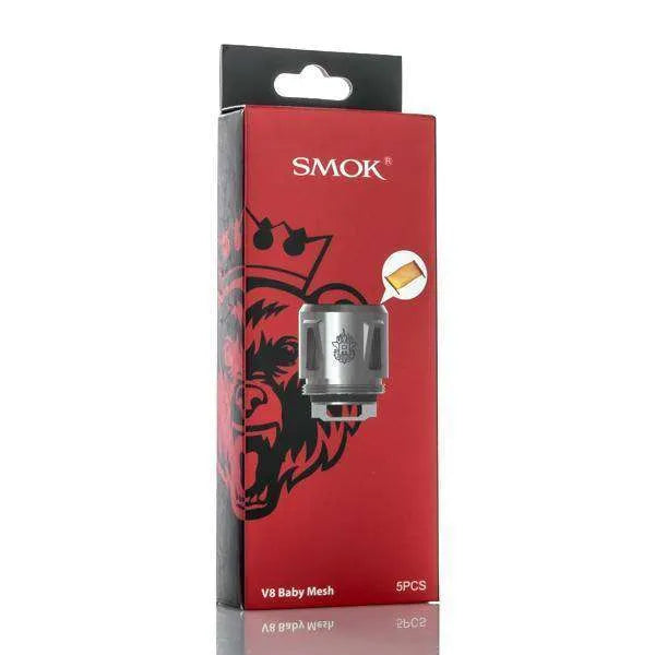 SMOK Replacement Coil SMOKtech TFV8 Baby Beast Replacement Coil - Pack of 5 - 0.15 ohm V8 Baby X4 Replacement Coils SMOK TFV8 Baby Beast Replacement Coil