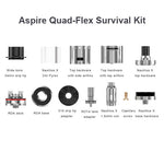 Aspire Quad-Flex Survival Kit Includes