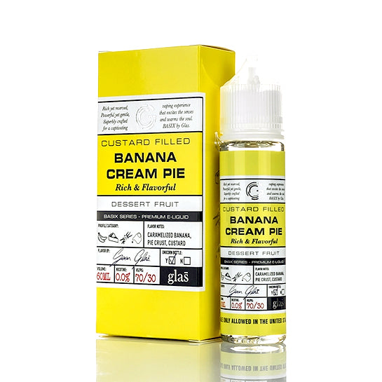 Banana Cream Pie E-Liquid Glas Basix