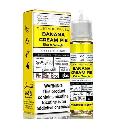 Banana Cream Pie - Glas Basix E-Juice (60 ml)