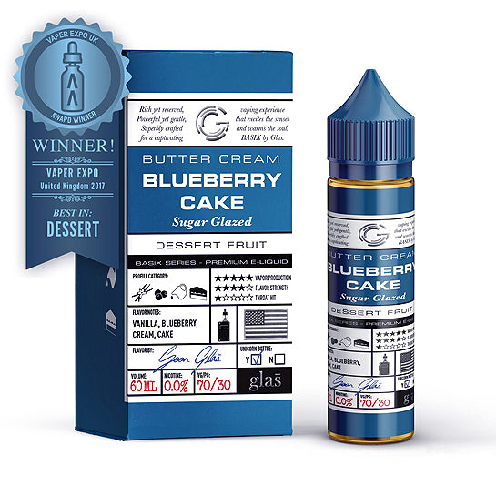 Blueberry Cake E-Juice Glas Basix