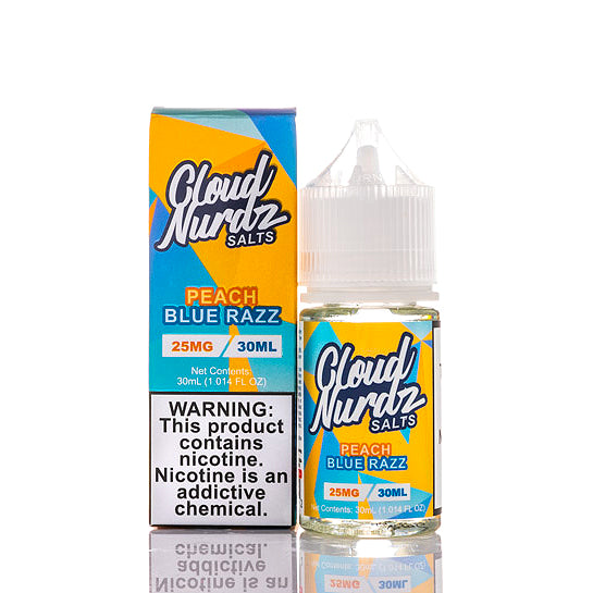 Peach Blue Raspberry Salt E-Juice By Cloud Nurdz | E-liquids