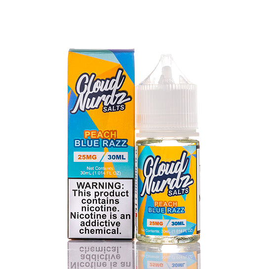 Cloud Nurdz Peach Blue Razz Salt E-Liquid