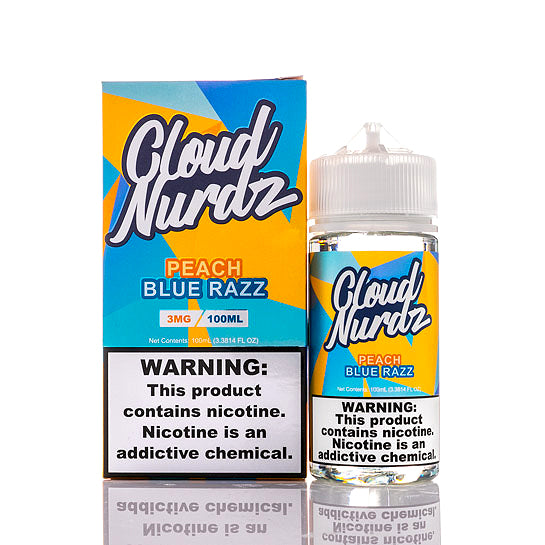 Cloud Nurdz Peach Blue Razz E-Liquid