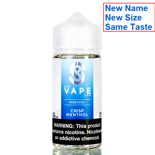 Crisp Menthol (Arctic Blizzard) - USA Vape Lab E-Juice (100 ml) Crisp Menthol (Arctic Blizzard) - USA Vape Lab E-Juice (100 ml)
