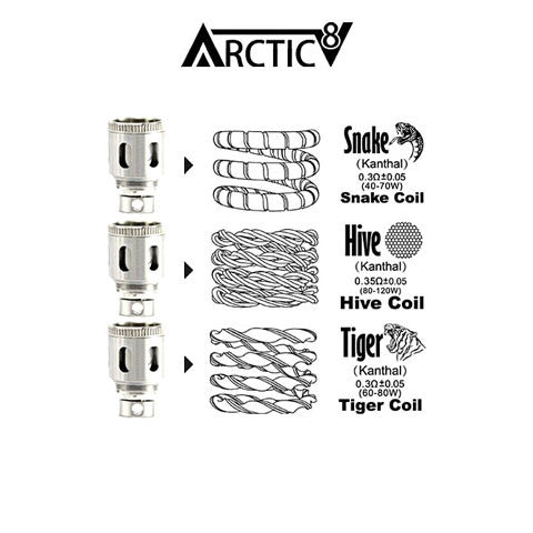 Horizon Tech Arctic V8 Replacement Coils / Atomizer Heads