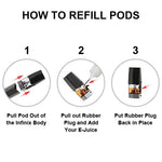 Smok Infinix Replacement Pod Cartridges w/ Coil - Vapor Authority Smok Infinix Replacement Pod Cartridges w/ Coil - Vapor Authority