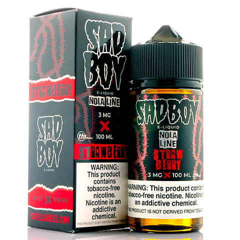 Nola Strawberry - Sadboy E-Juice (100 ml)