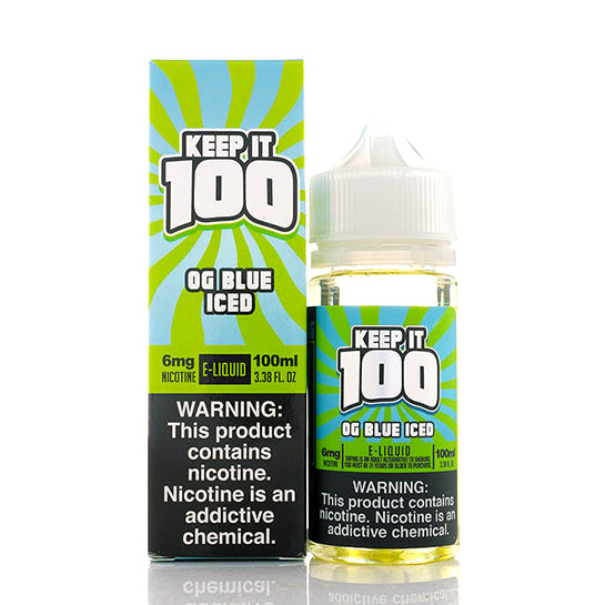 OG Blue Iced Keep It 100 E-Juice