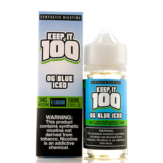 OG Blue Iced Keep It 100 E-Juice