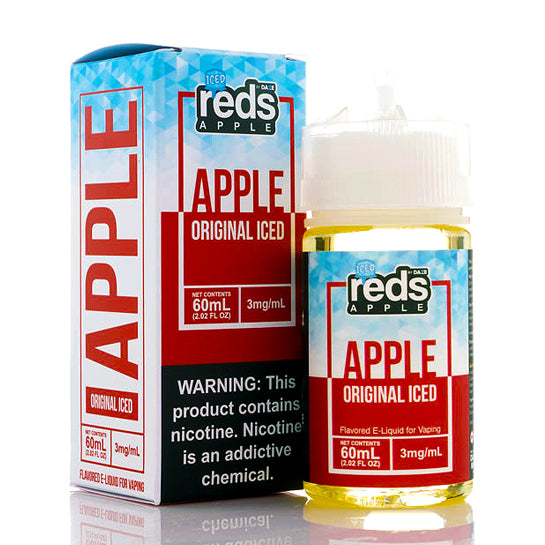 reds apple iced vape juice Reds Apple Iced E-Juice by 7 Daze