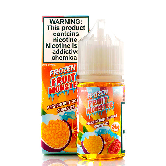 Passion Fruit Orange Guava Ice Salt E-Juice by Fruit Monster