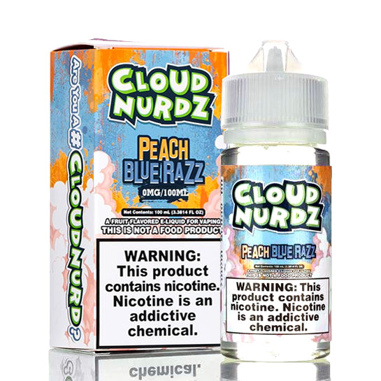 Peach Blue Razz E-Juice by Cloud Nurdz Peach Blue Razz E-Juice by Cloud Nurdz
