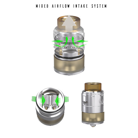 Vandy Vape Pyro 24 v2 RDTA - Mixed Airflow Intake Rebuildable Atomizer Vandy Vape Pyro 24 v2 RDTA - Mixed Airflow Intake Rebuildable Atomizer
