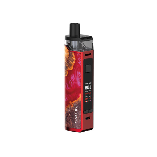 SMOK RPM80 PRO Pod System Kit Red stabliized wood