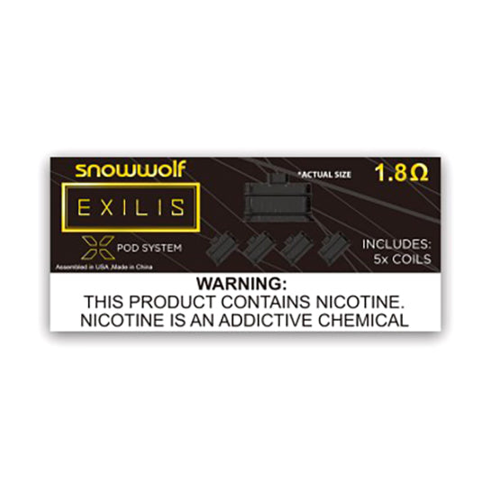 Snowwolf Exilis Xpod Replacement Coils (5 Pack)