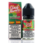 Sour Watermelon Strawberry Salt Cloud Nurdz E-Juice