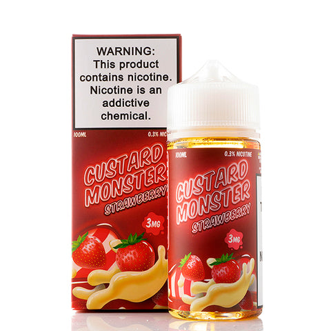 Strawberry - Custard Monster E-Juice (100 ml)