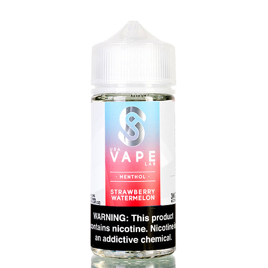 Strawberry Watermelon (Ice) - USA Vape Lab E-Juice (100 ml) Strawberry Watermelon (Ice) - USA Vape Lab E-Juice (100 ml)