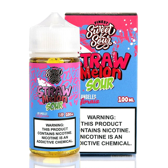 sour straws vape juice Strawmelon Sour Belts E-Juice by The Finest