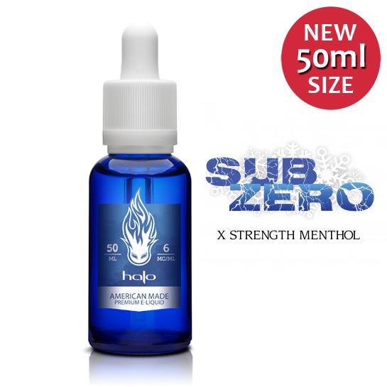 SubZero Menthol E-Liquid by Halo