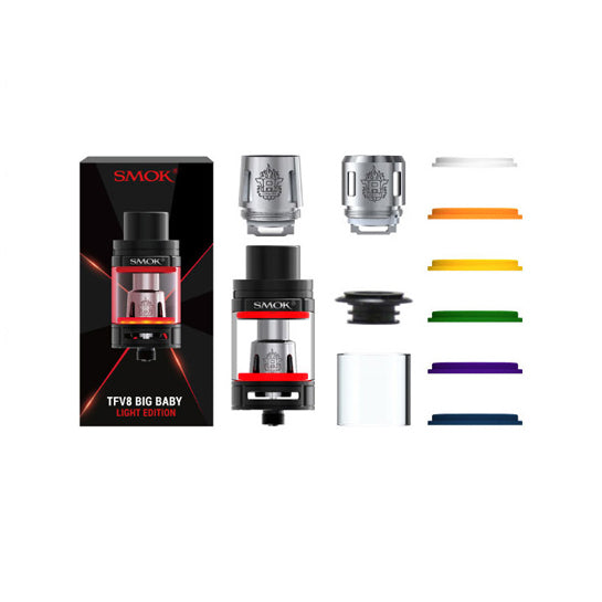 light up vape tank Smok TFV8 Big Baby Light Edition Tank (Color LED) light up vape tank Smok TFV8 Big Baby Light Edition Tank (Color LED)