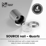 Source Coil-Less Atomizer Nails Quartz
