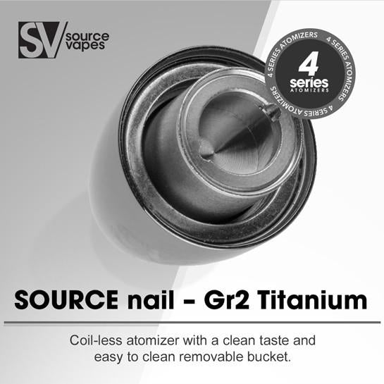 Source Coil-Less Atomizer Nails Titanium